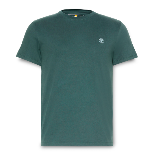 T-Shirt de manga curta para homem Timberland Dunstan River em Green Gables. Foto da parte da frente.