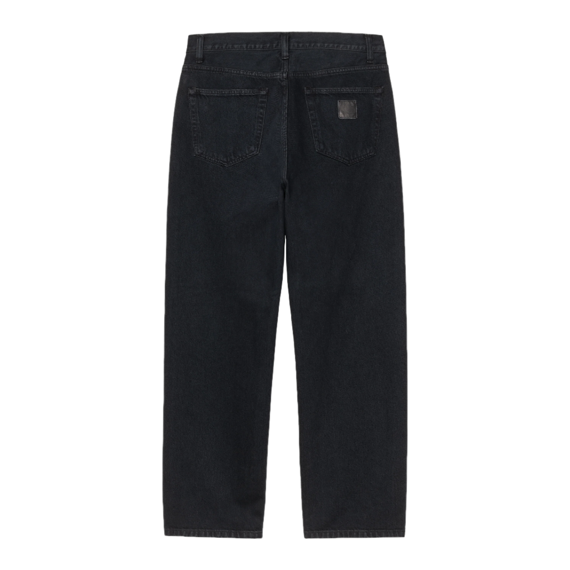 Calças de ganga para homem Carhartt WIP Aaron em Azul Midnight Wash. Foto da parte de trás.