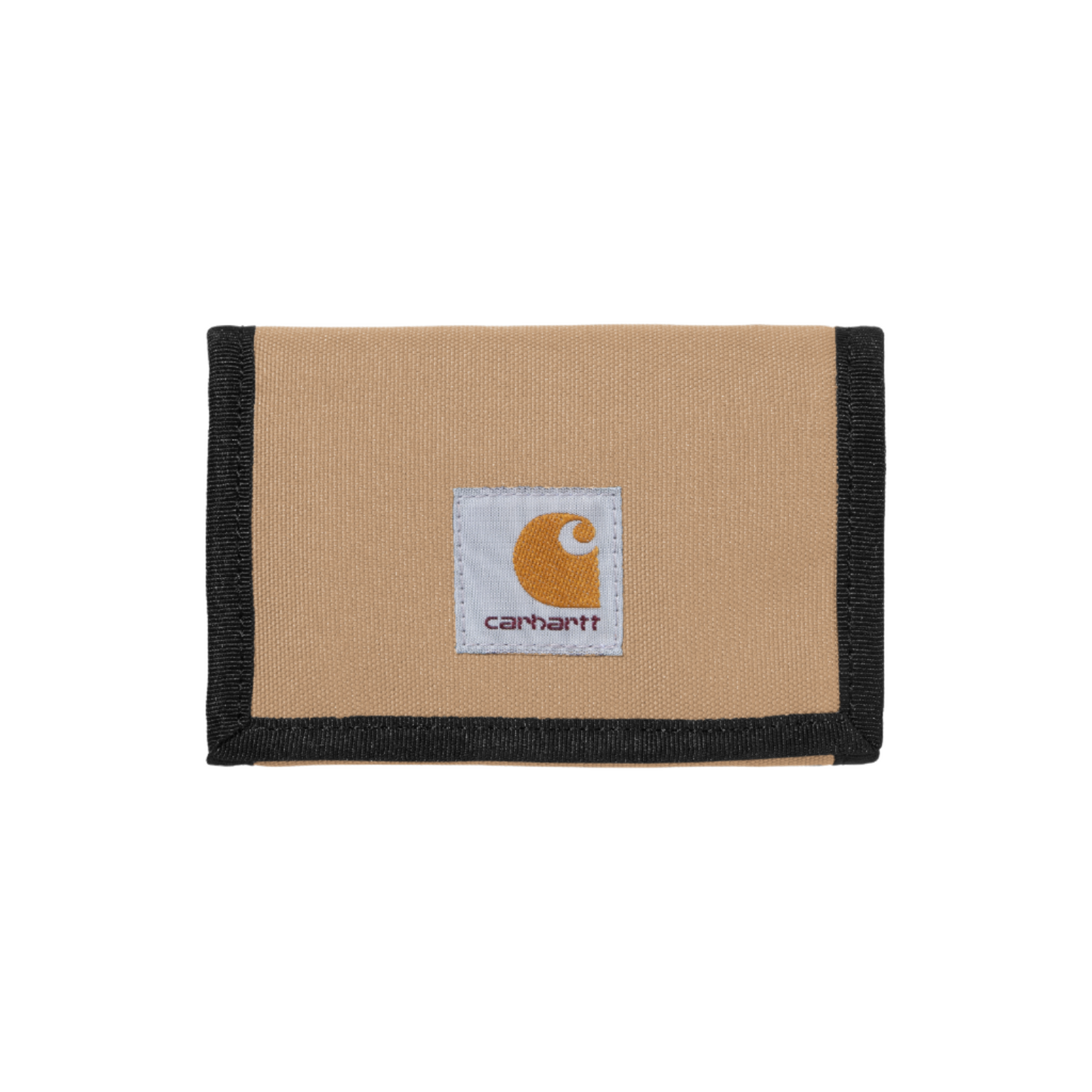 Carhartt WIP Alec Wallet Peanut. Foto da parte da frente.