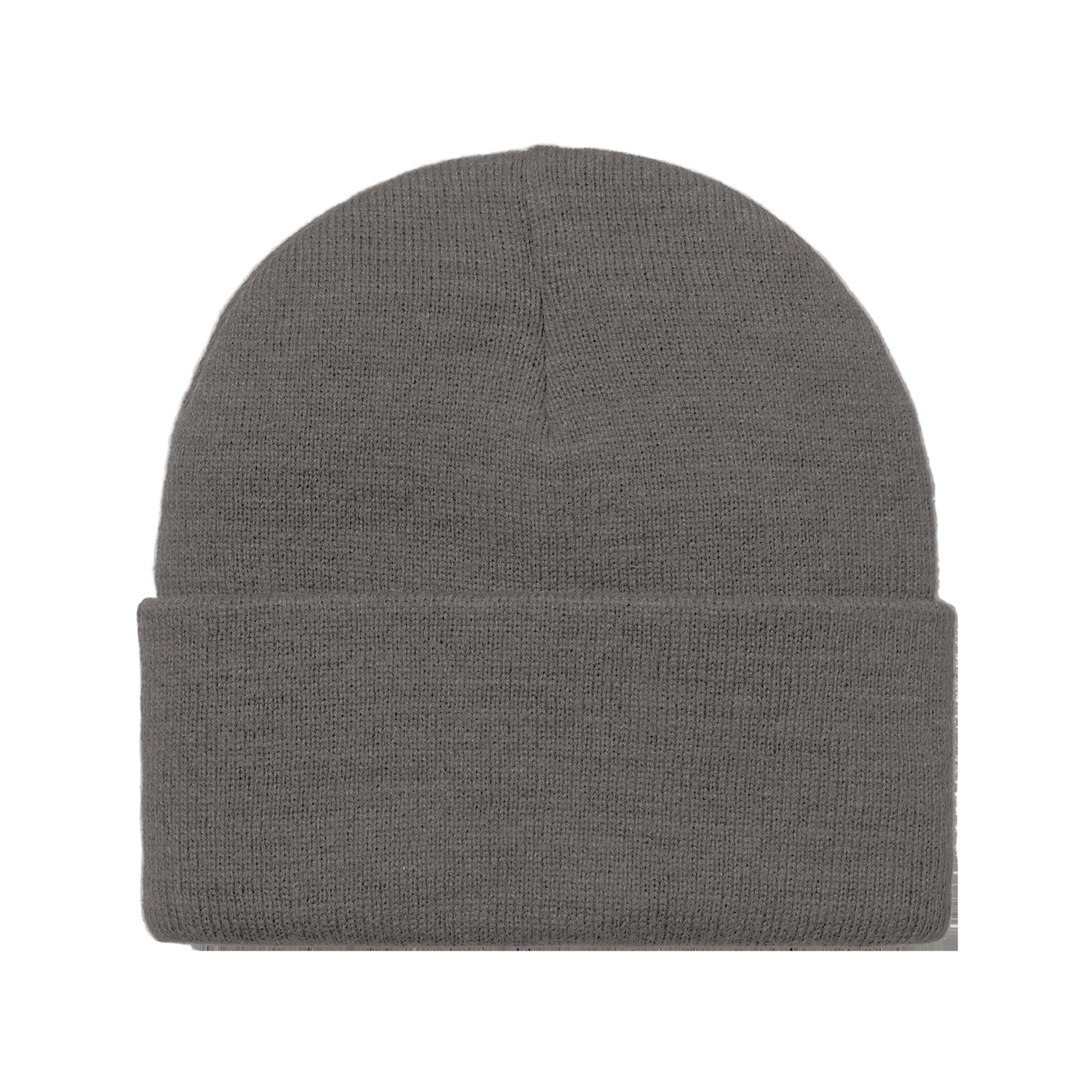 Gorro unissexo Carhartt WIP American Script em Porphyry. Foto da parte de trás.