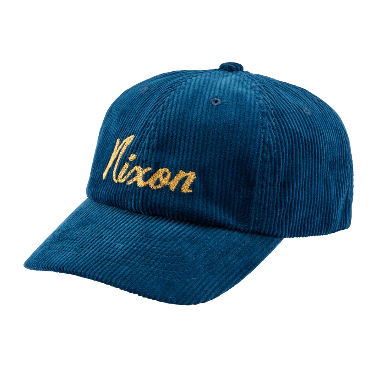 Nixon Capitol Cap Navy/Gold. Foto da parte da frente a 3/4.