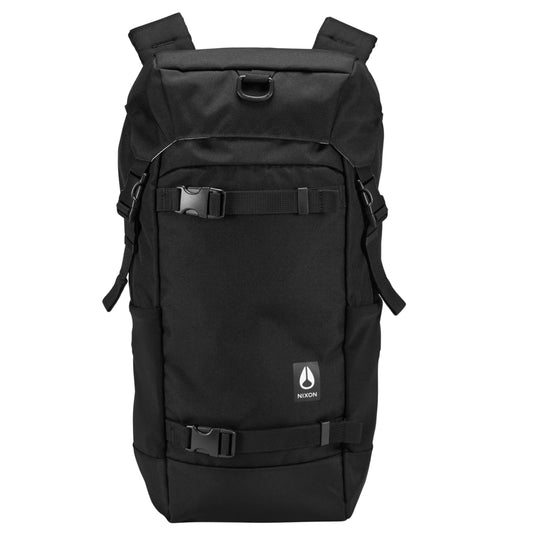 Nixon Landlock IV Backpack Black. Foto da parte da frente.