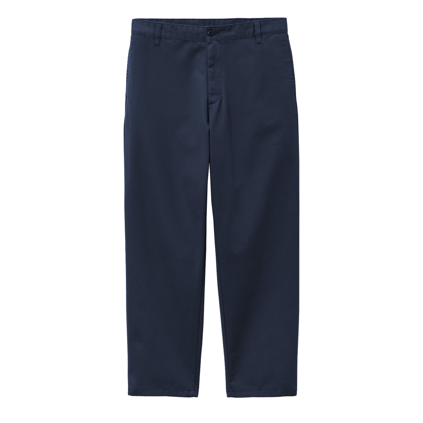 Carhartt WIP Calder Pant Air Force Blue Rinsed. Foto da parte da frente.