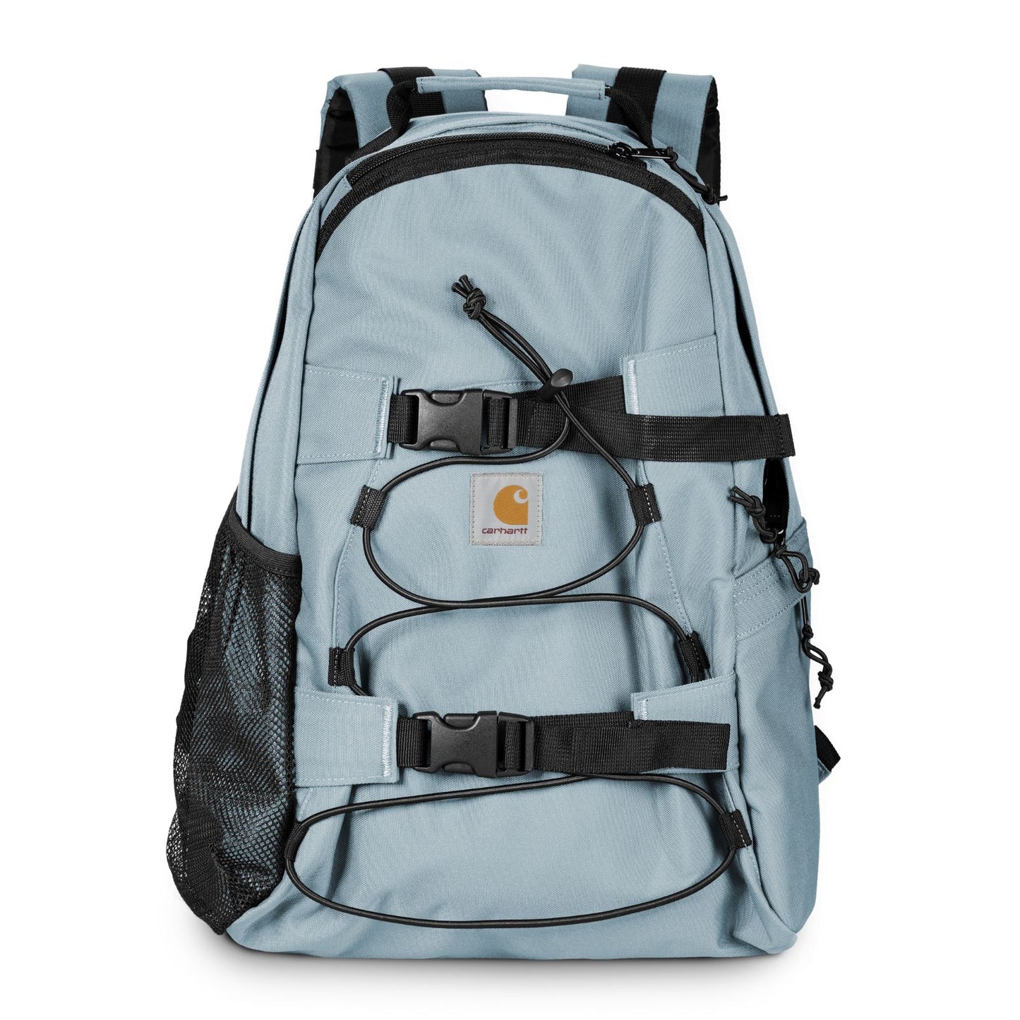 Carhartt WIP Kickflip Backpack Misty Sky. Foto da parte da frente.