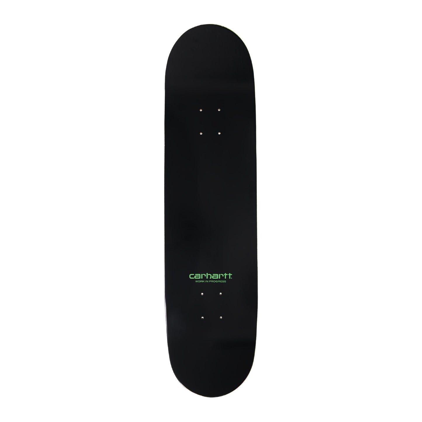 Tábua de skate Carhartt WIP 2 8,375 em Verde. Foto da parte de cima.