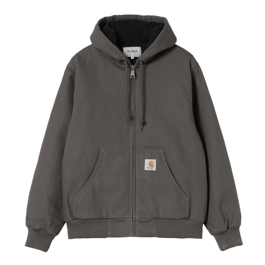 Casaco com carapuço para homem Carhartt WIP Active em Graphite Rigid