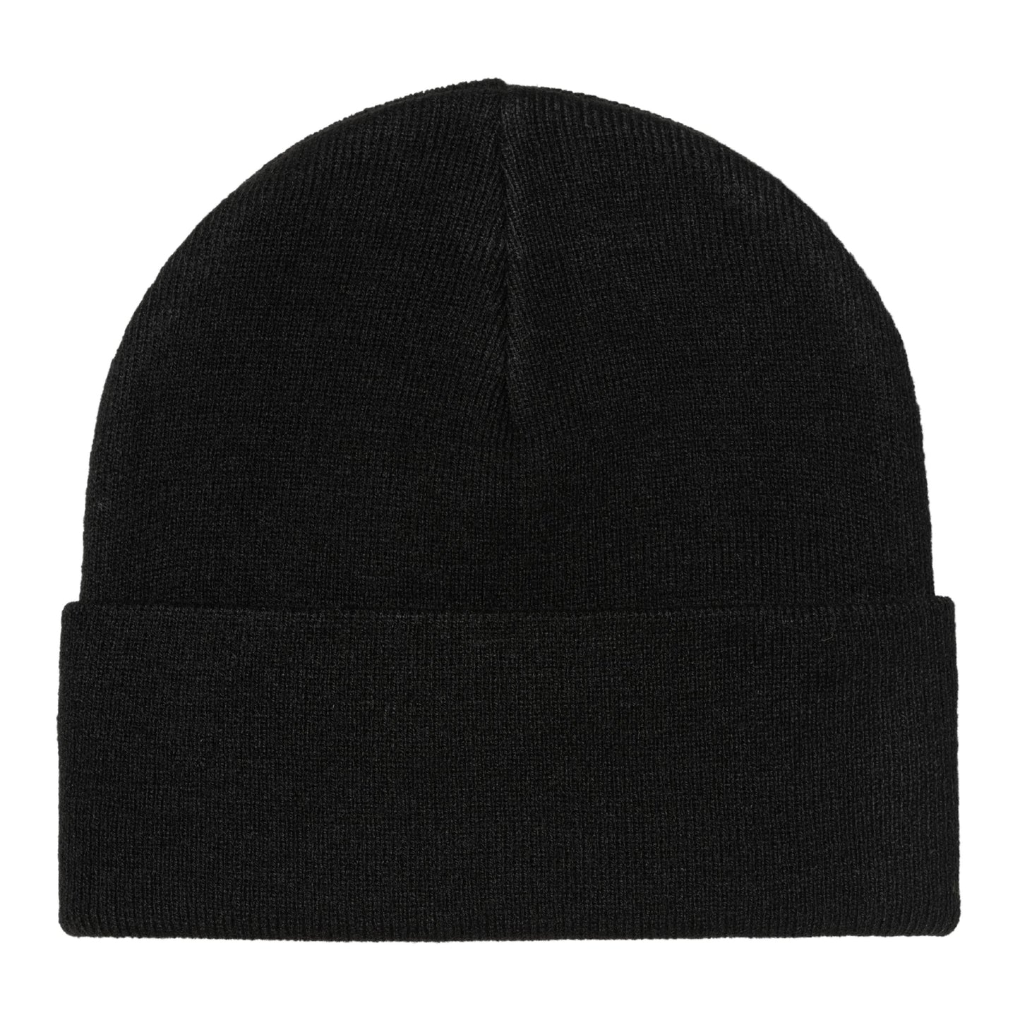 Gorro unissexo Carhartt WIP American Script em Preto. Foto da parte de trás.