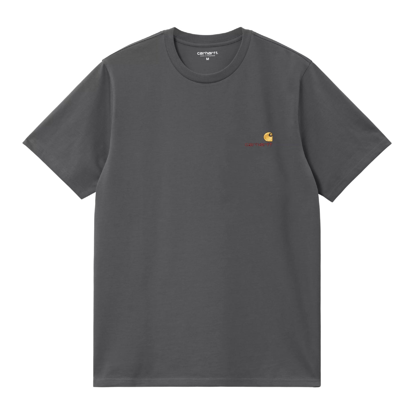 T-Shirt de manga curta para homem Carhartt WIP American Script em Graphite