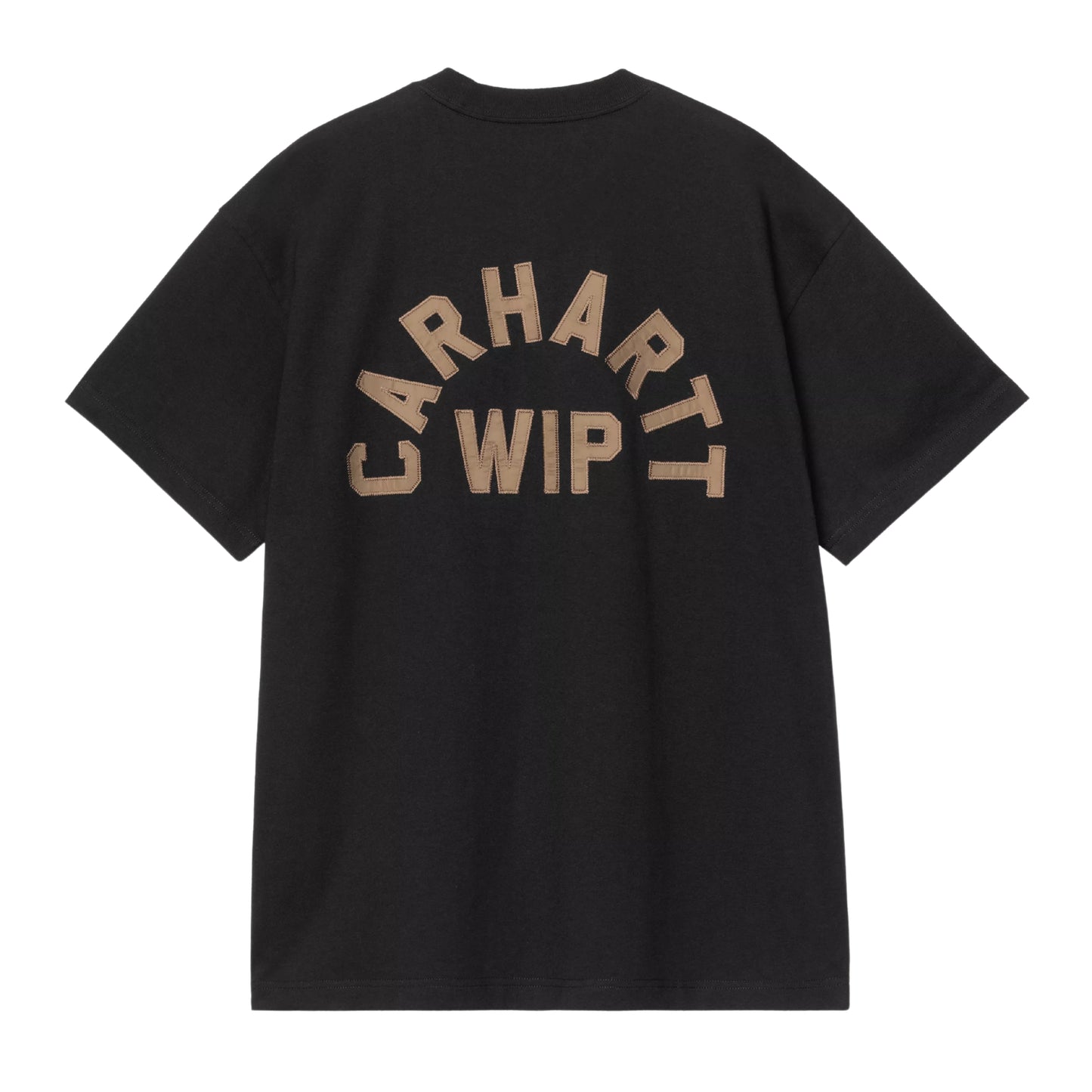T-shirt de manga curta para homem Carhartt WIP Arch Script em Preto / WIP H Brown