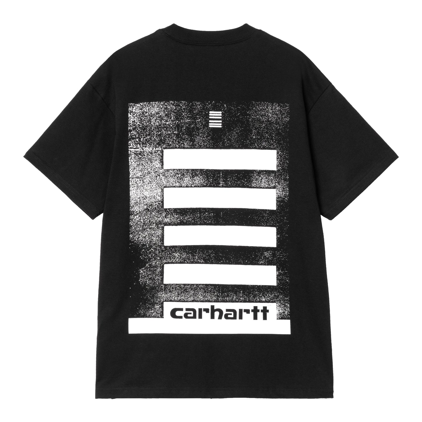 T-Shirt de manga curta para homem Carhartt WIP Archive Lines em Preto. Foto da parte de trás.