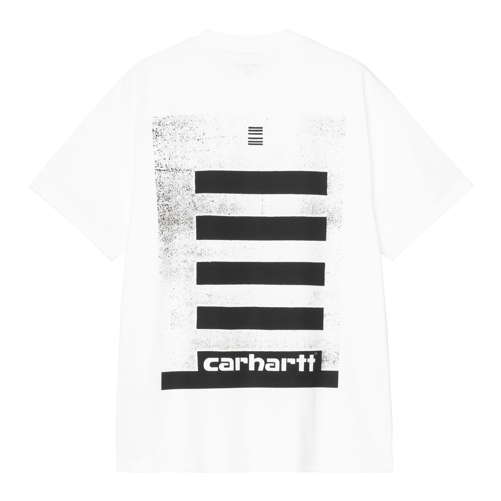 T-Shirt de manga curta para homem Carhartt WIP Archive Lines em Branco. Foto da parte de trás.