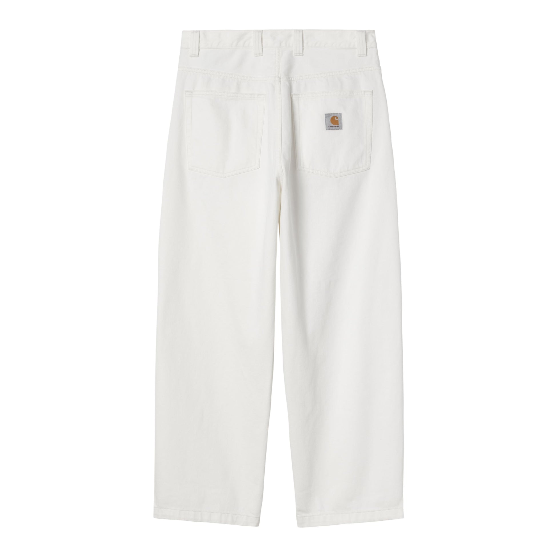 Calça de ganga para homem Carhartt WIP Brandon em Branco. Foto da parte de trás.