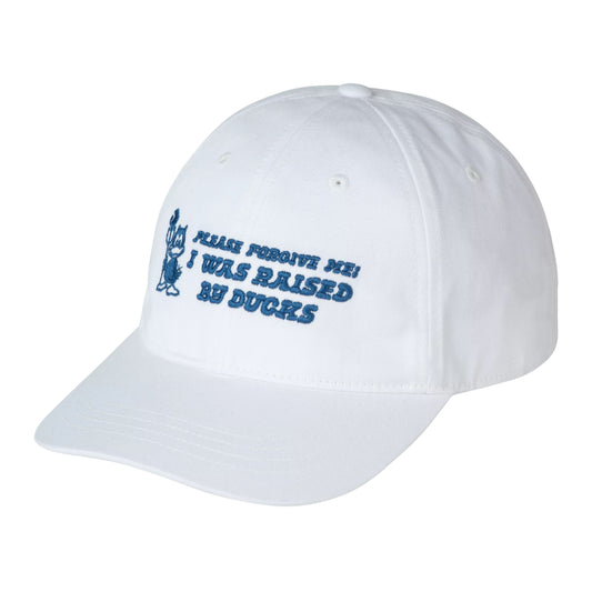 Boné unissexo Carhartt WIP Bumper Sticker em Branco. Foto da parte da frente.
