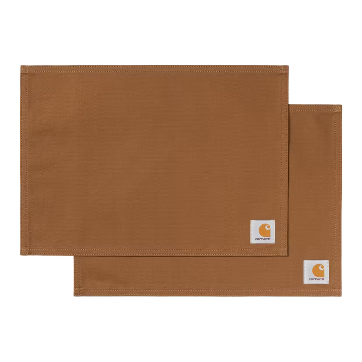 Set of 2 Carhartt WIP Canvas Table Mats in Hamilton Brown