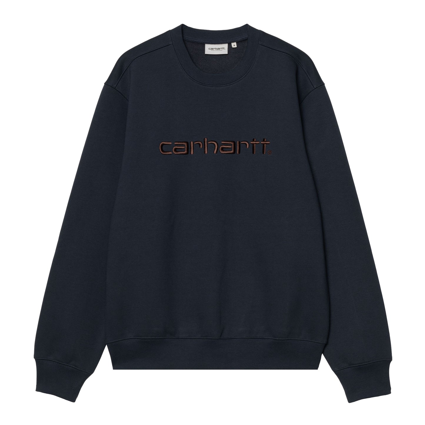 Sweat de homem Carhartt WIP Carhartt em Deep Night/Palisander. Foto da parte da frente.