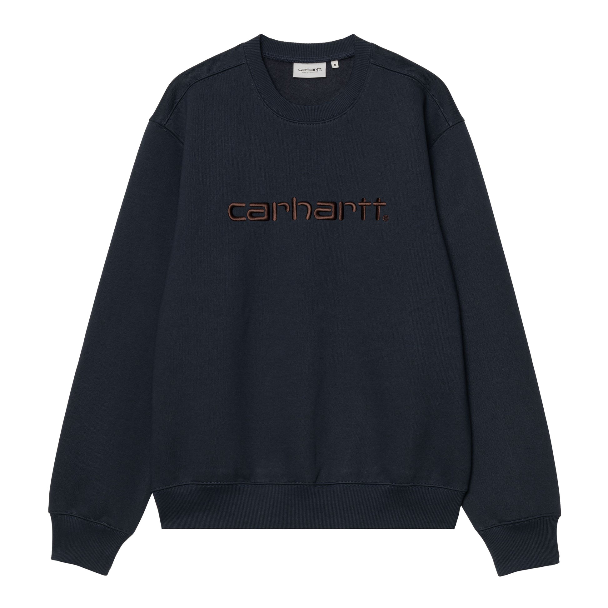 Sweat de homem Carhartt WIP Carhartt em Deep Night/Palisander. Foto da parte da frente.