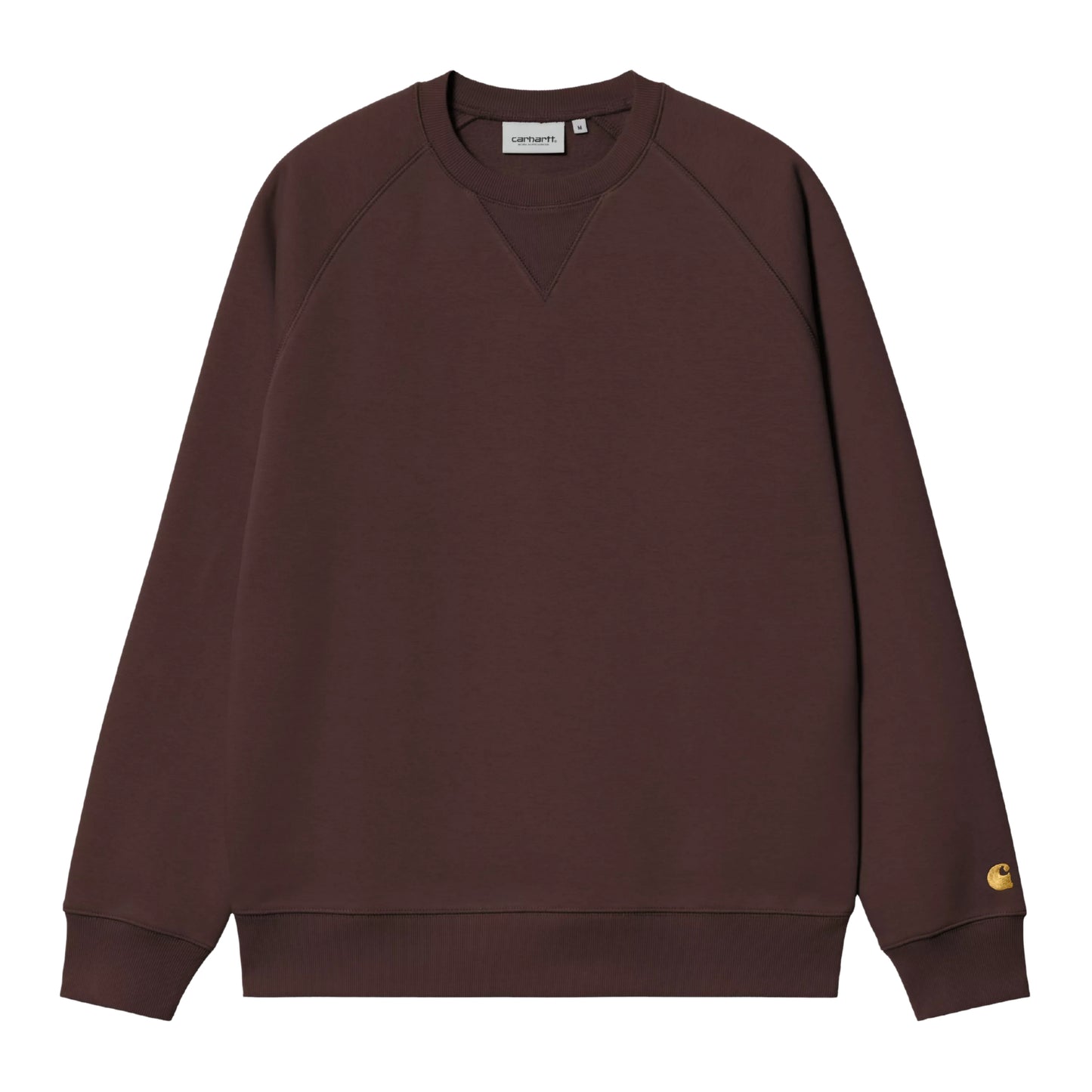 Sweat para homem Carhartt WIP Chase em Palisander / Gold
