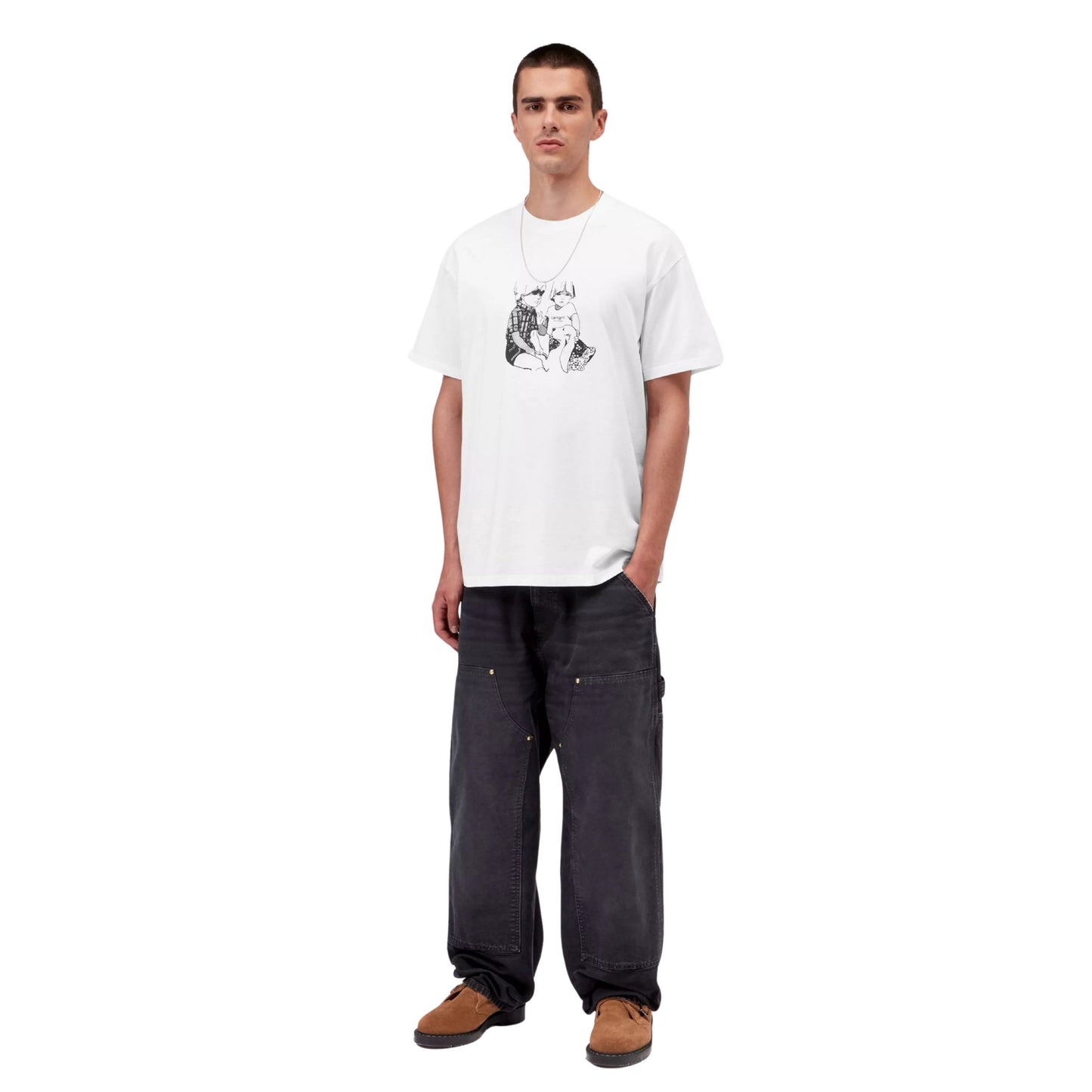 Carhartt WIP Men's Dreamrift Short Sleeve T-Shirt in White
