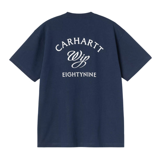 T-Shirt de manga curta para homem Carhartt WIP Eightynine em Jupiter. Foto da parte de trás.