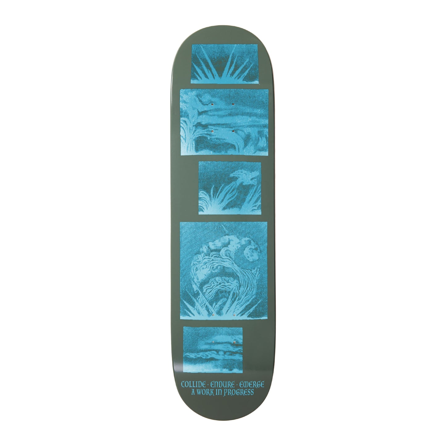 Carhartt WIP Emerge 8.25 Skateboard Deck in Blue