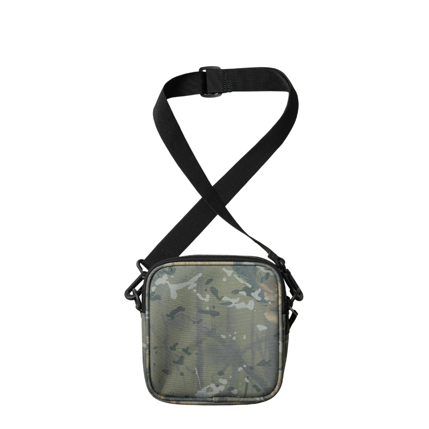 Bolsa unissexo Carhartt WIP Essentials em Camo Combi, Verde. Foto da parte de trás.