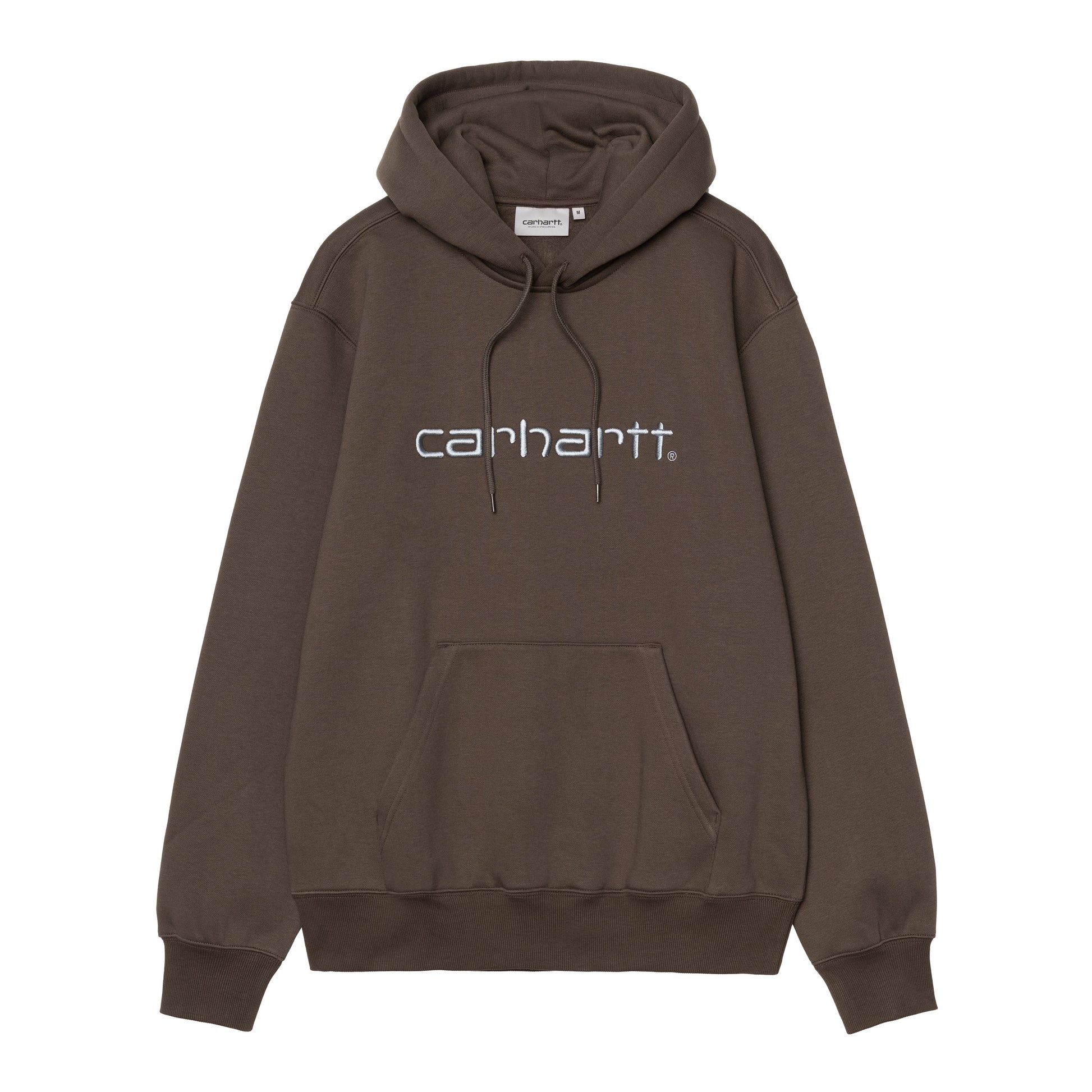 Sweat com carapuço para homem Carhartt WIP Carhartt em Vitola/Citadel. Foto da parte da frente.