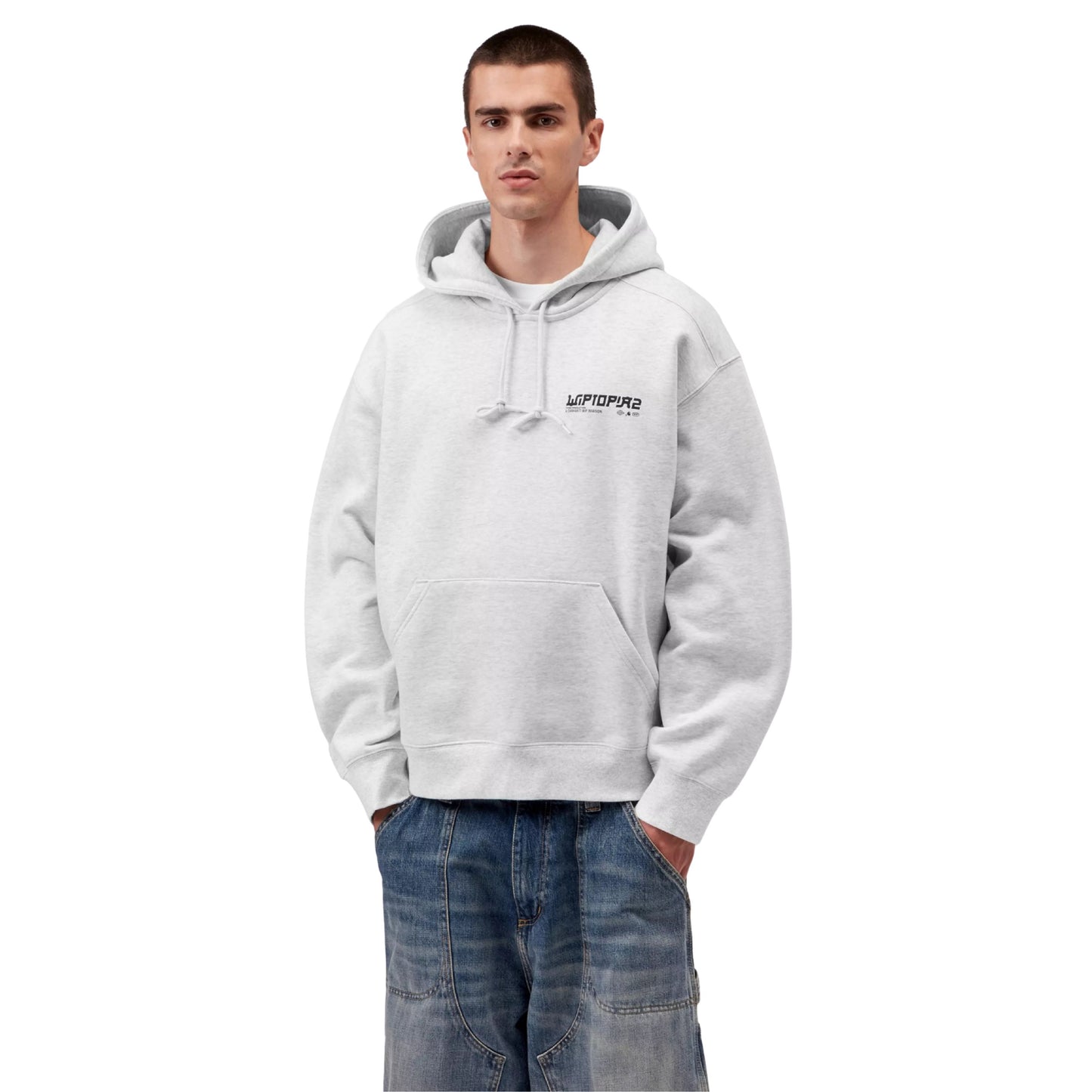 Sweat com carapuço para homem Carhartt WIP Wiptopia II em Ash Heather