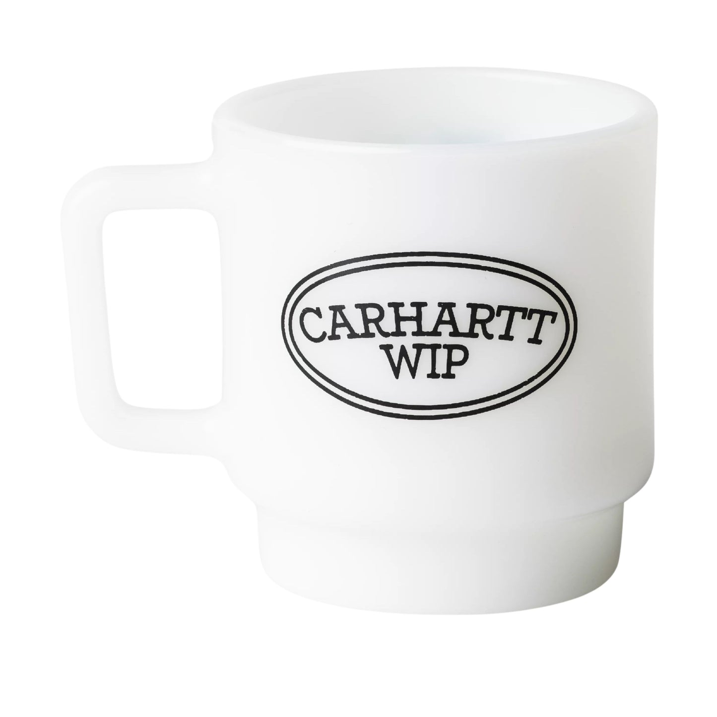 Carhartt WIP Hugging Cats Glass Mug in White