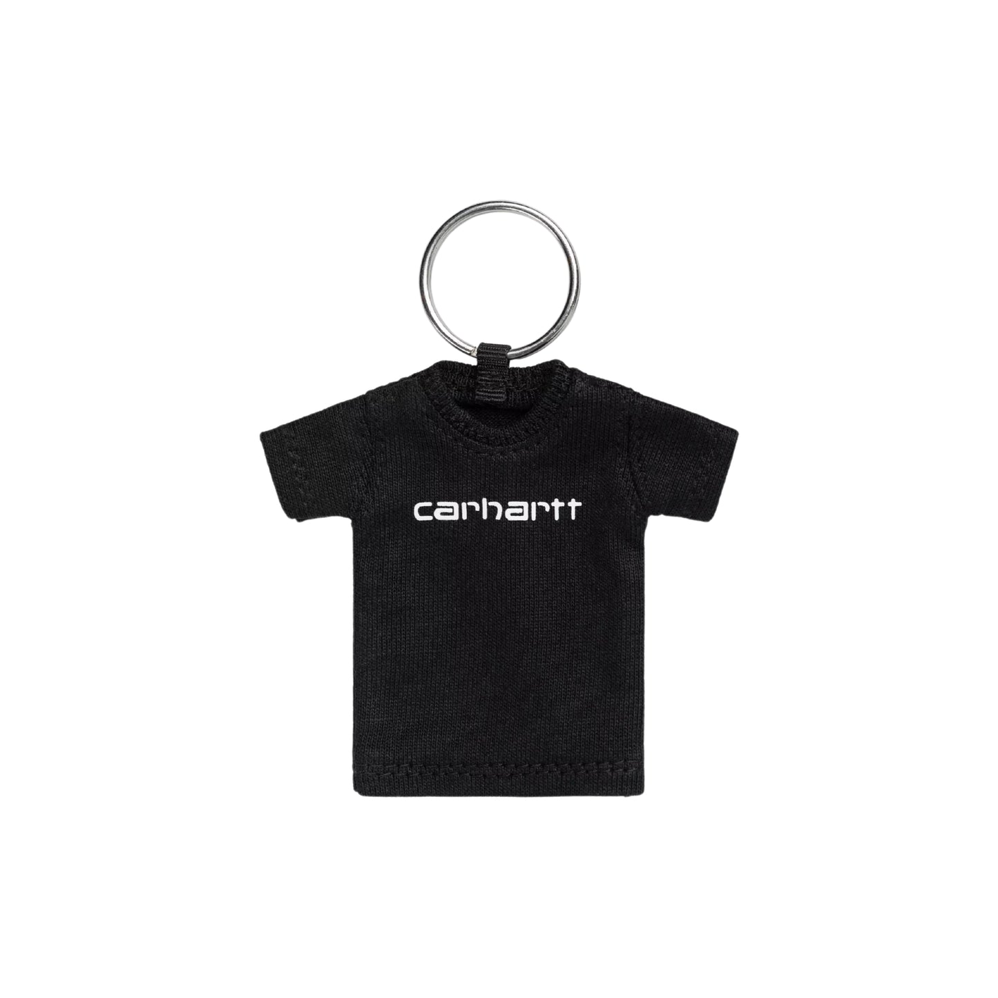 Porta-chaves Carhartt WIP Mini Script T-Shirt Keychain em Preto