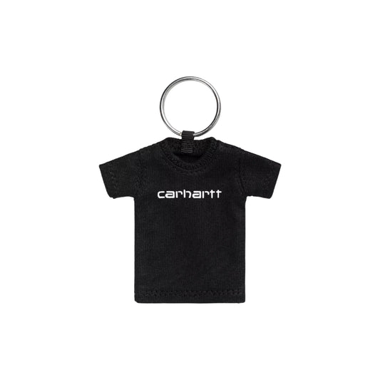 Porta-chaves Carhartt WIP Mini Script T-Shirt Keychain em Preto
