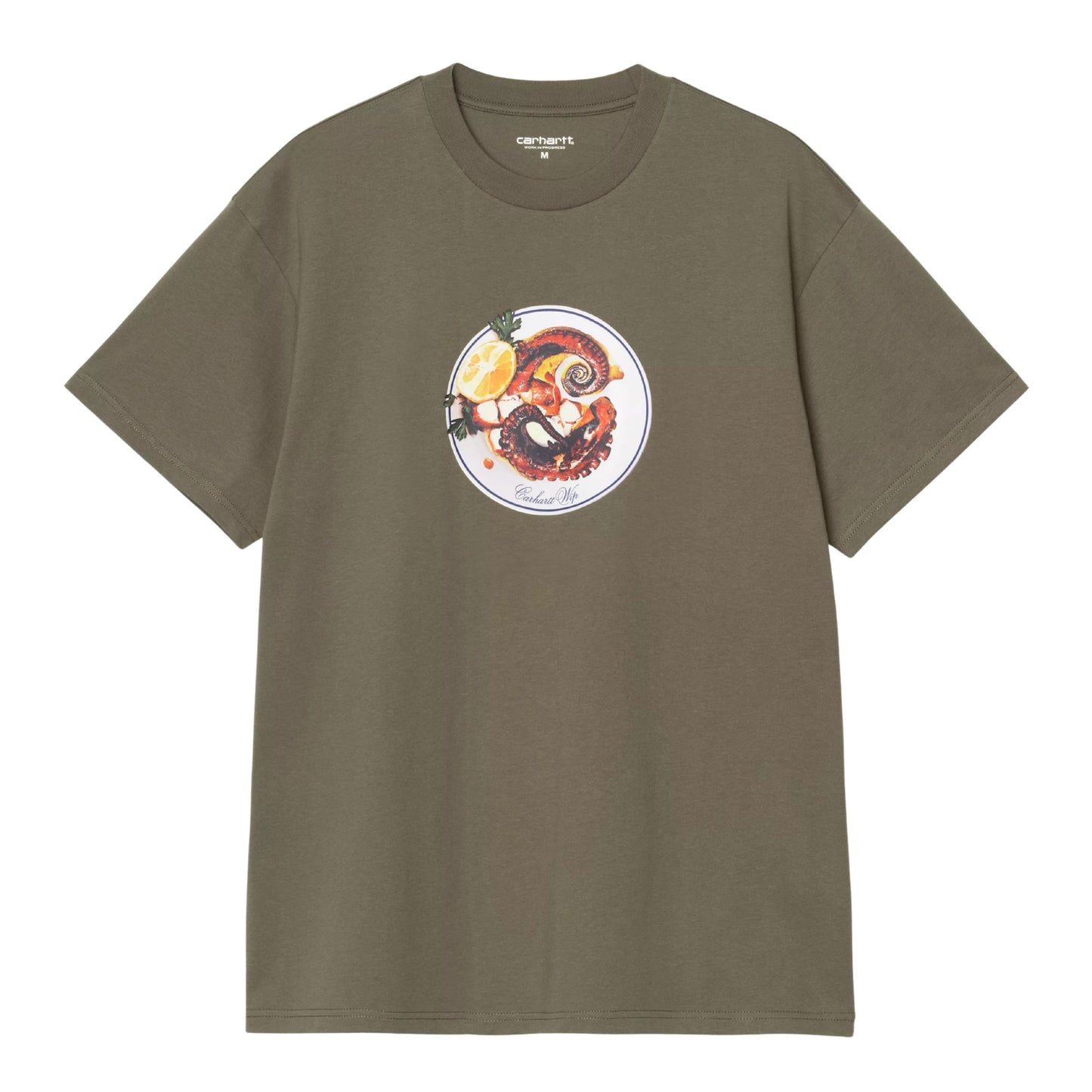 T-Shirt de manga curta para homem Carhartt WIP Octopus em Leaf. Foto da parte da frente.