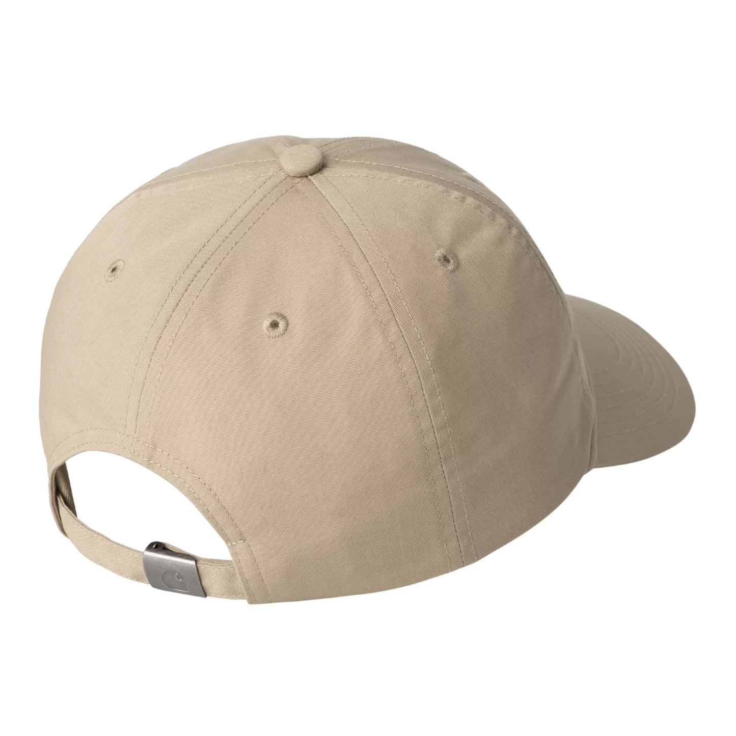 Boné unissexo Carhartt WIP Postal em Iroko. Foto da parte de trás.