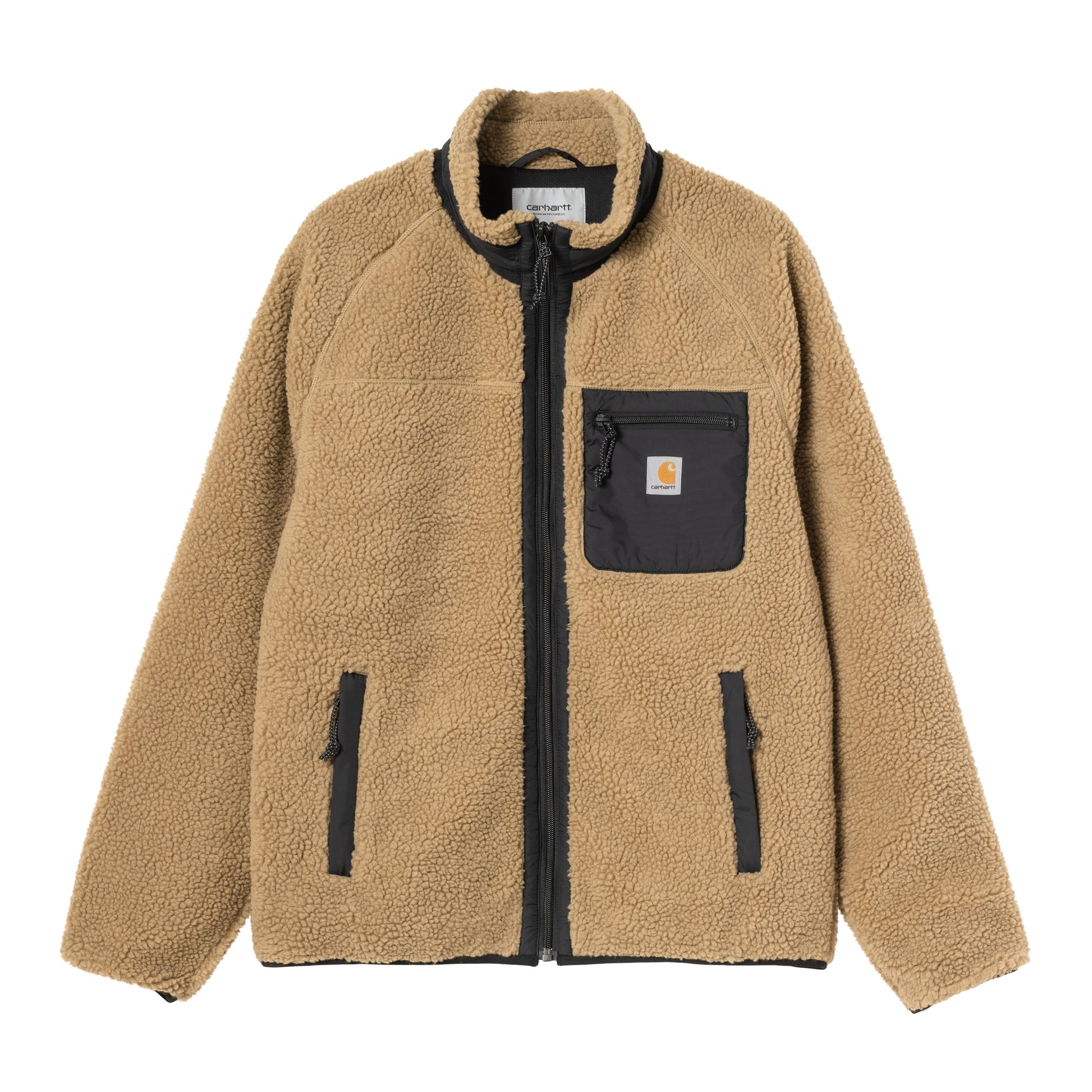 Casaco para homem Carhartt WIP Prentis em Leather/Black. Foto da parte da frente.