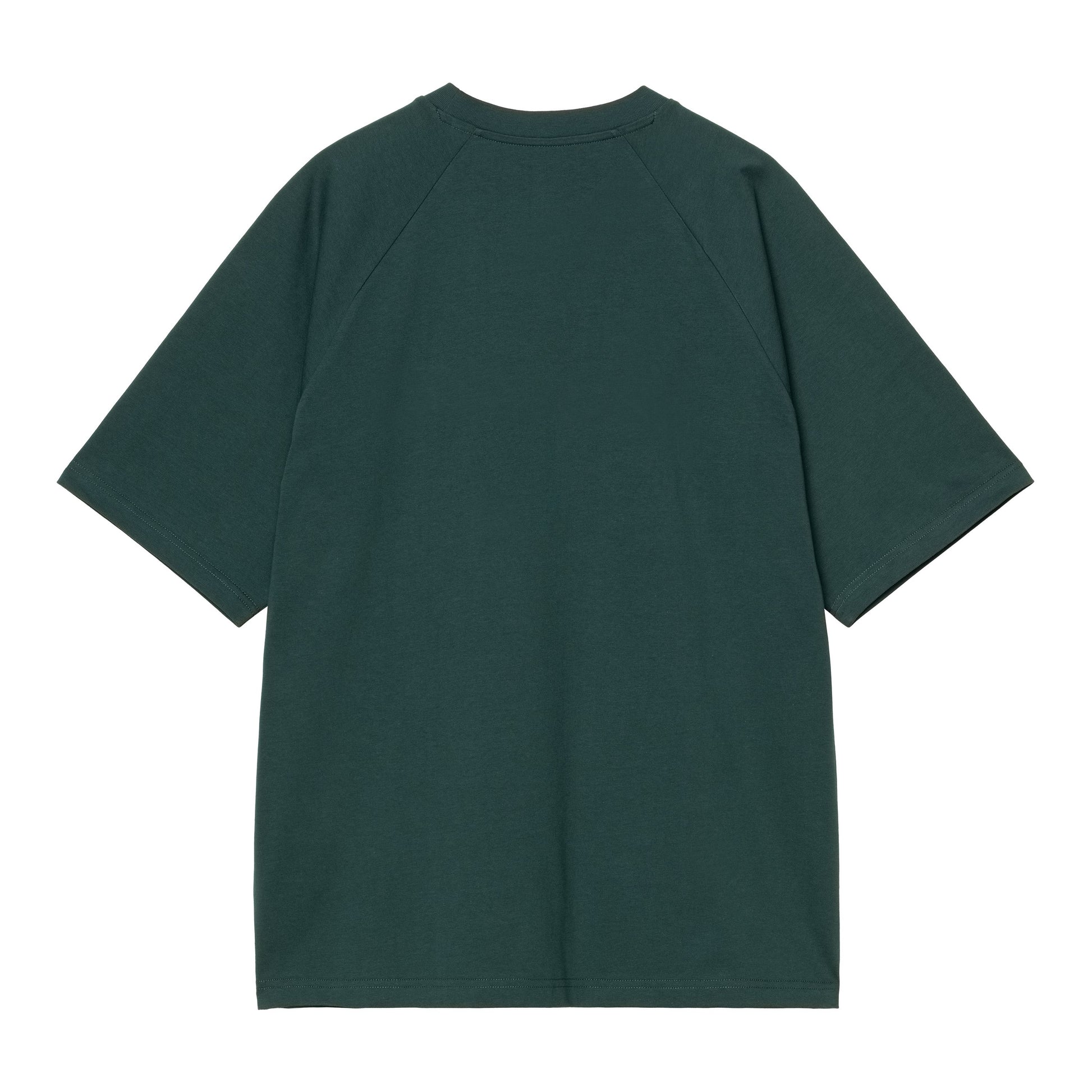 T-Shirt de manga curta para homem Carhartt WIP Ray em Dark Fir. Foto da parte de trás.