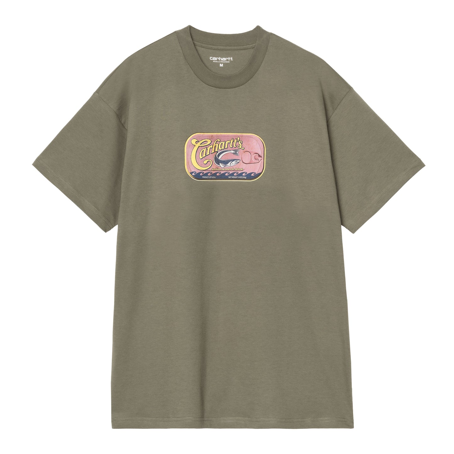 T-Shirt de manga curta para homem Carhartt WIP Sardinas em Leaf