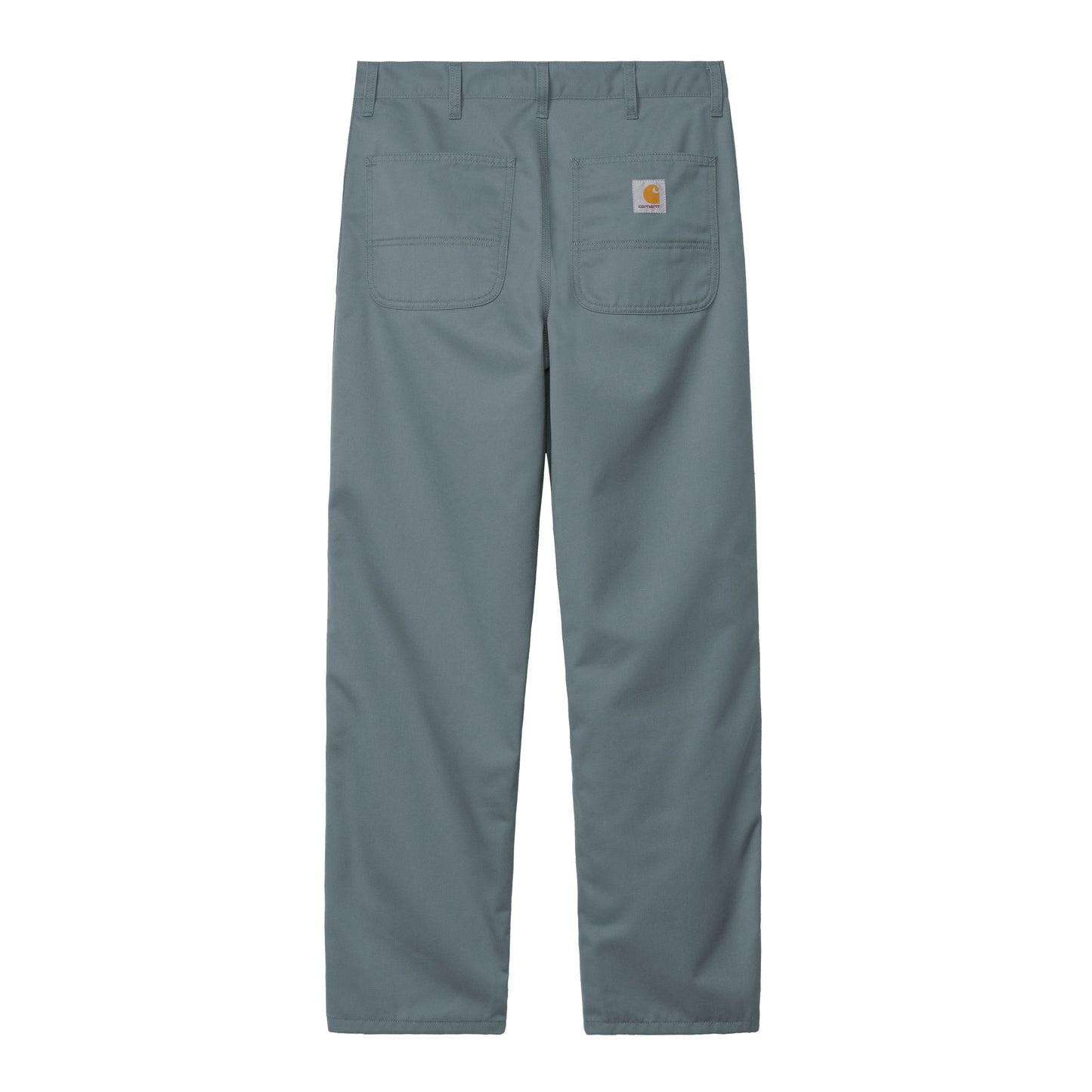Calça para homem Carhartt WIP Simple em Cozy Blue Rinsed. Foto da parte de trás.