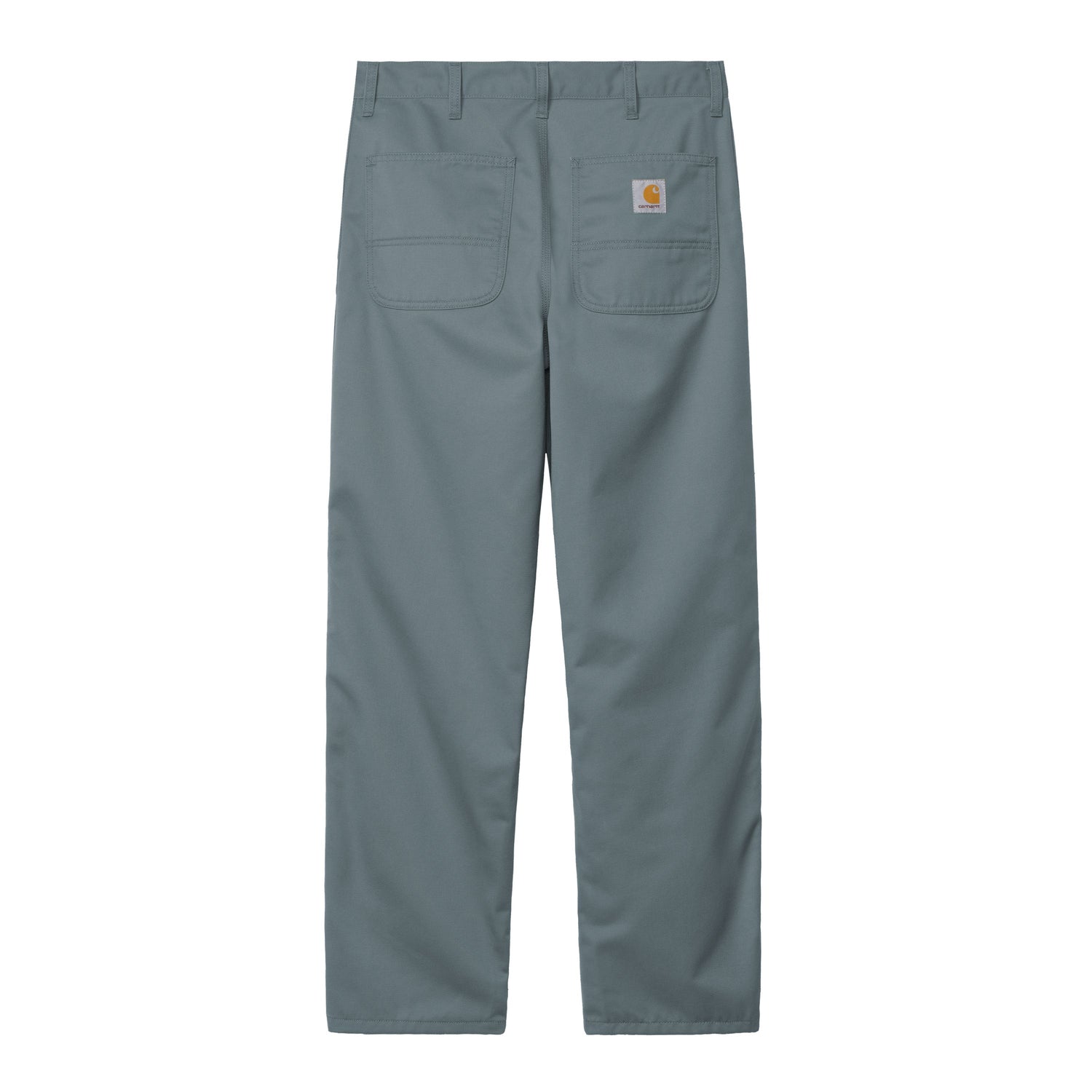 Calça para homem Carhartt WIP Simple em Cozy Blue Rinsed. Foto da parte de trás.