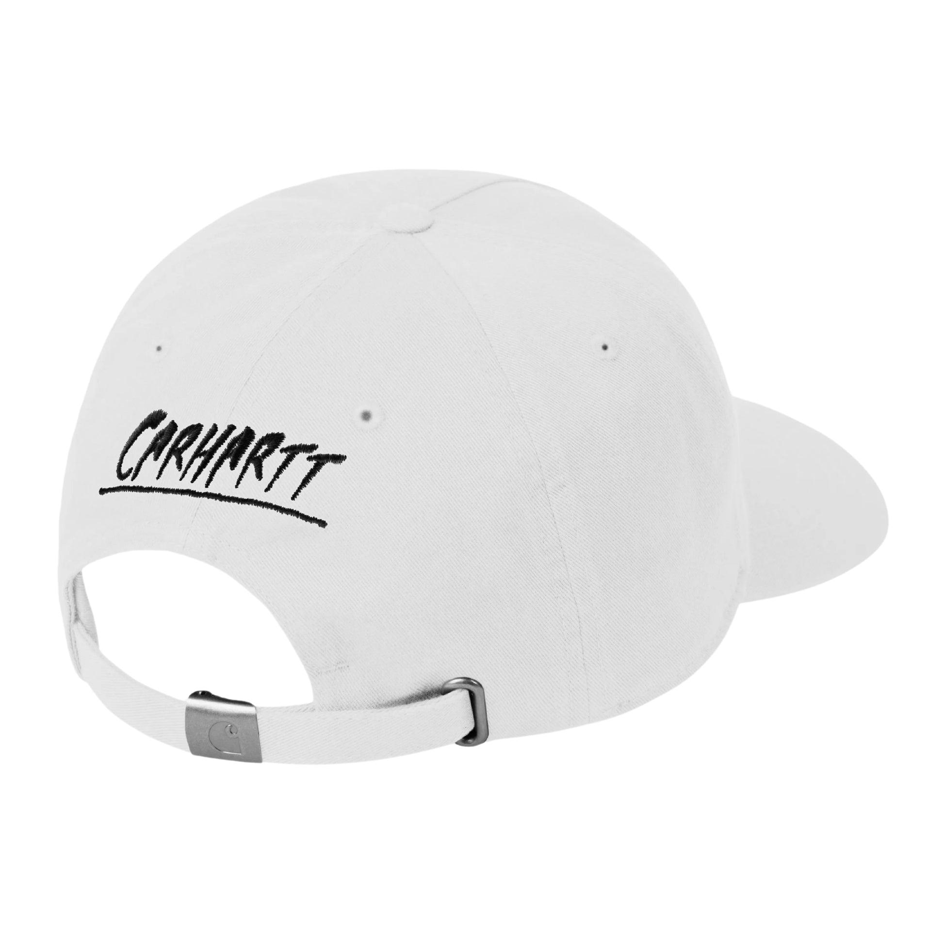 Boné unissexo Carhartt WIP Wiptopia 2 em Branco. Foto da parte de trás.