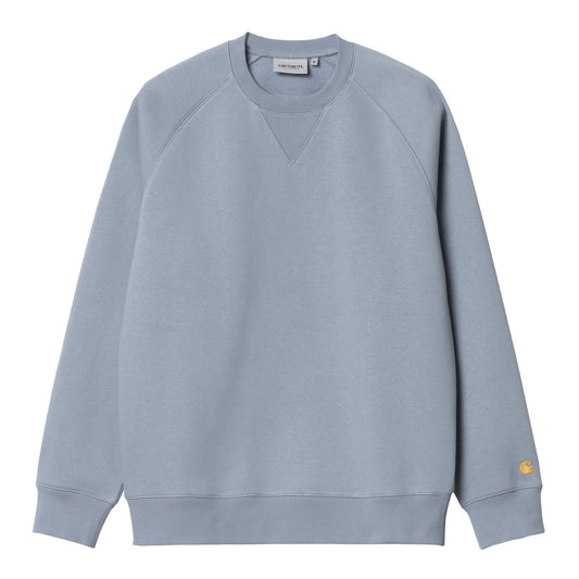 Carhartt WIP Chase Sweat Mirror/Gold. Foto da parte da frente.