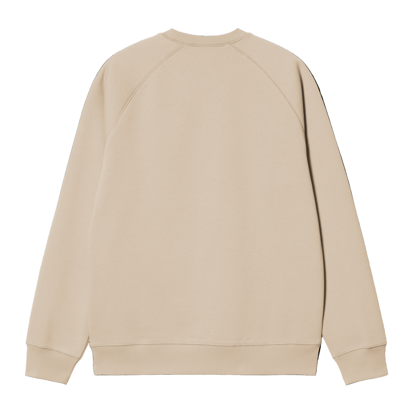 Sweat de homem Carhartt WIP Chase em Fleur De Sel/Gold. Foto da parte de trás.