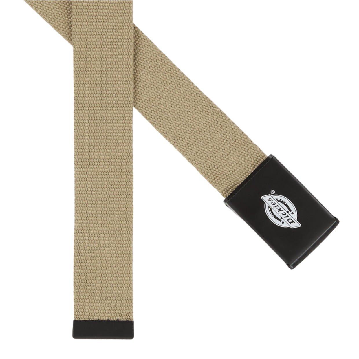 Cinto Dickies Orcutt em Khaki. Foto do cinto em detalhe.