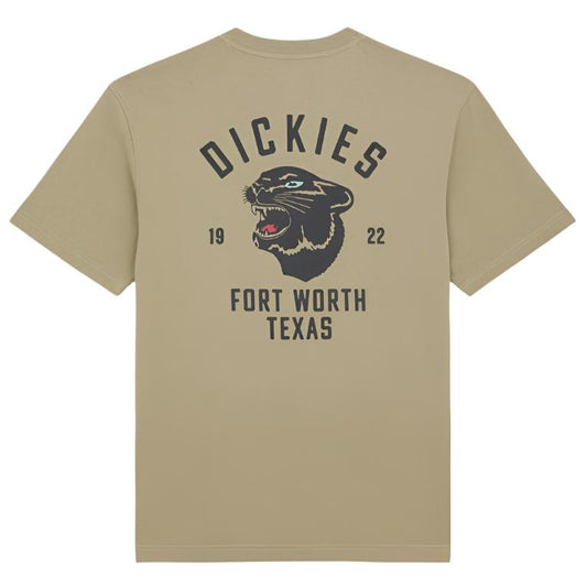 Dickies Panther Short Sleeve T-Shirt Imperial Green. Foto da parte de trás.