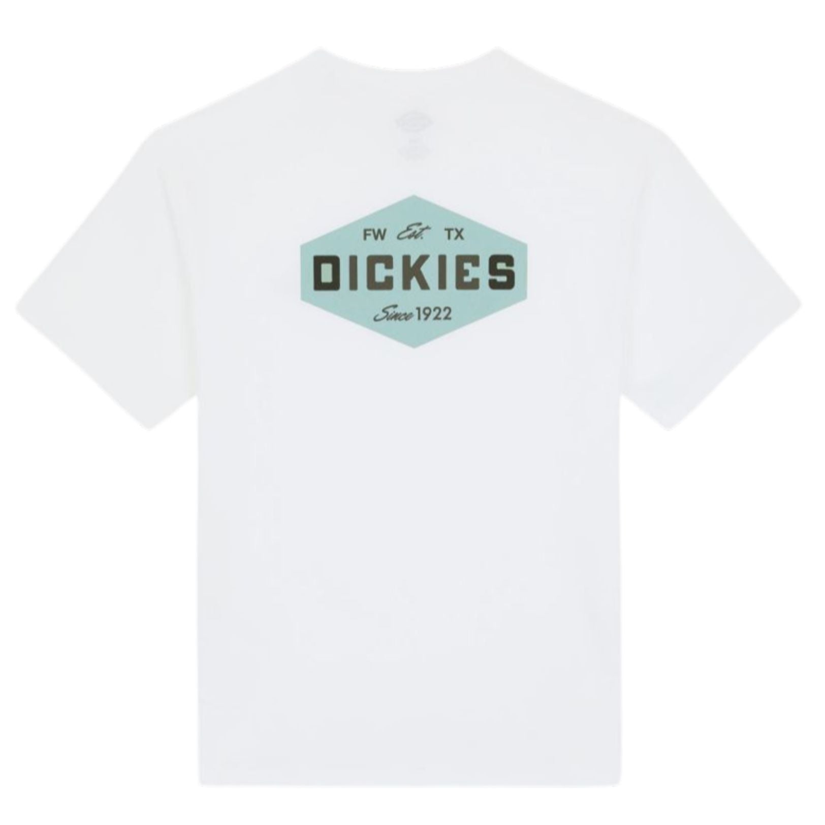 Dickies Emblem Short Sleeve T-Shirt White. Foto da parte de trás.