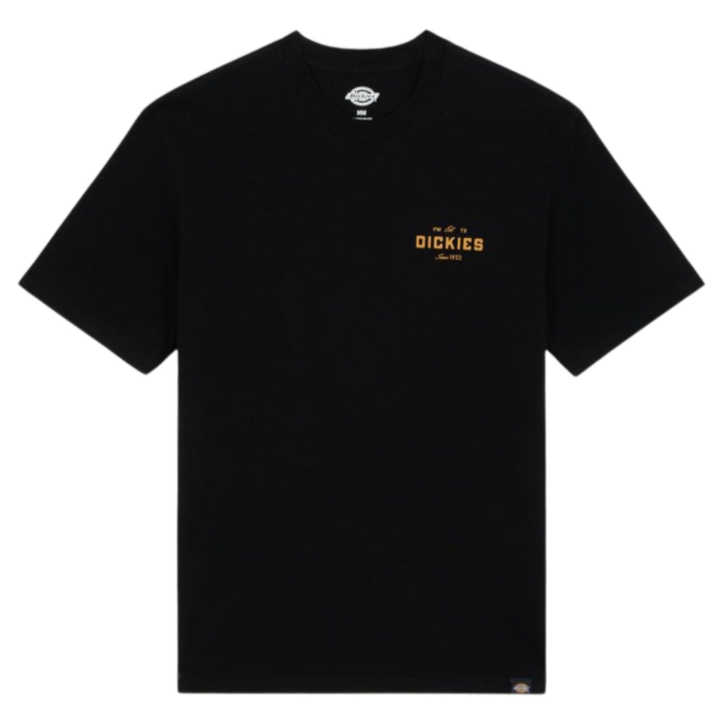 Dickies Emblem Short Sleeve T-Shirt Black. Foto da parte da frente.