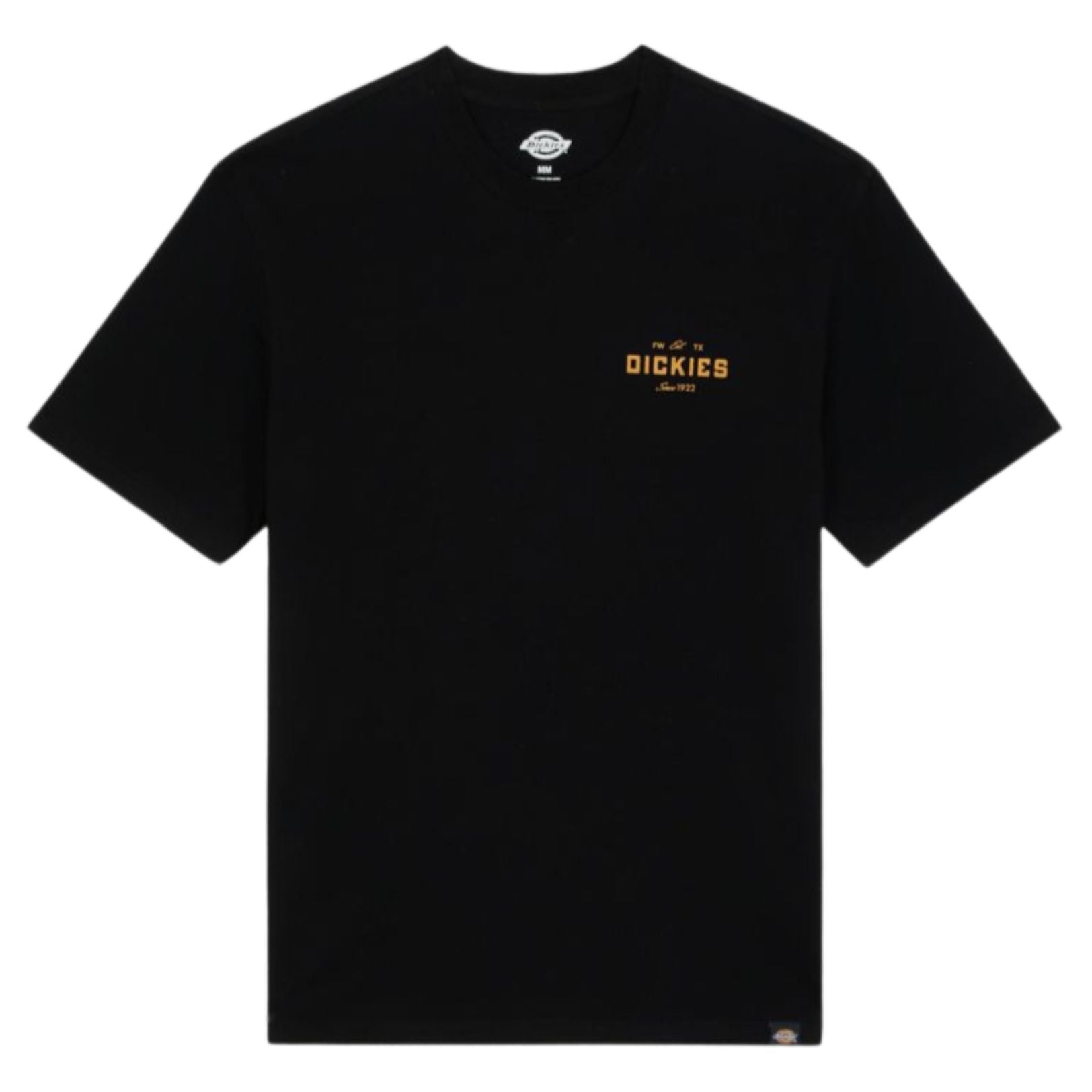 Dickies Emblem Short Sleeve T-Shirt Black. Foto da parte da frente.