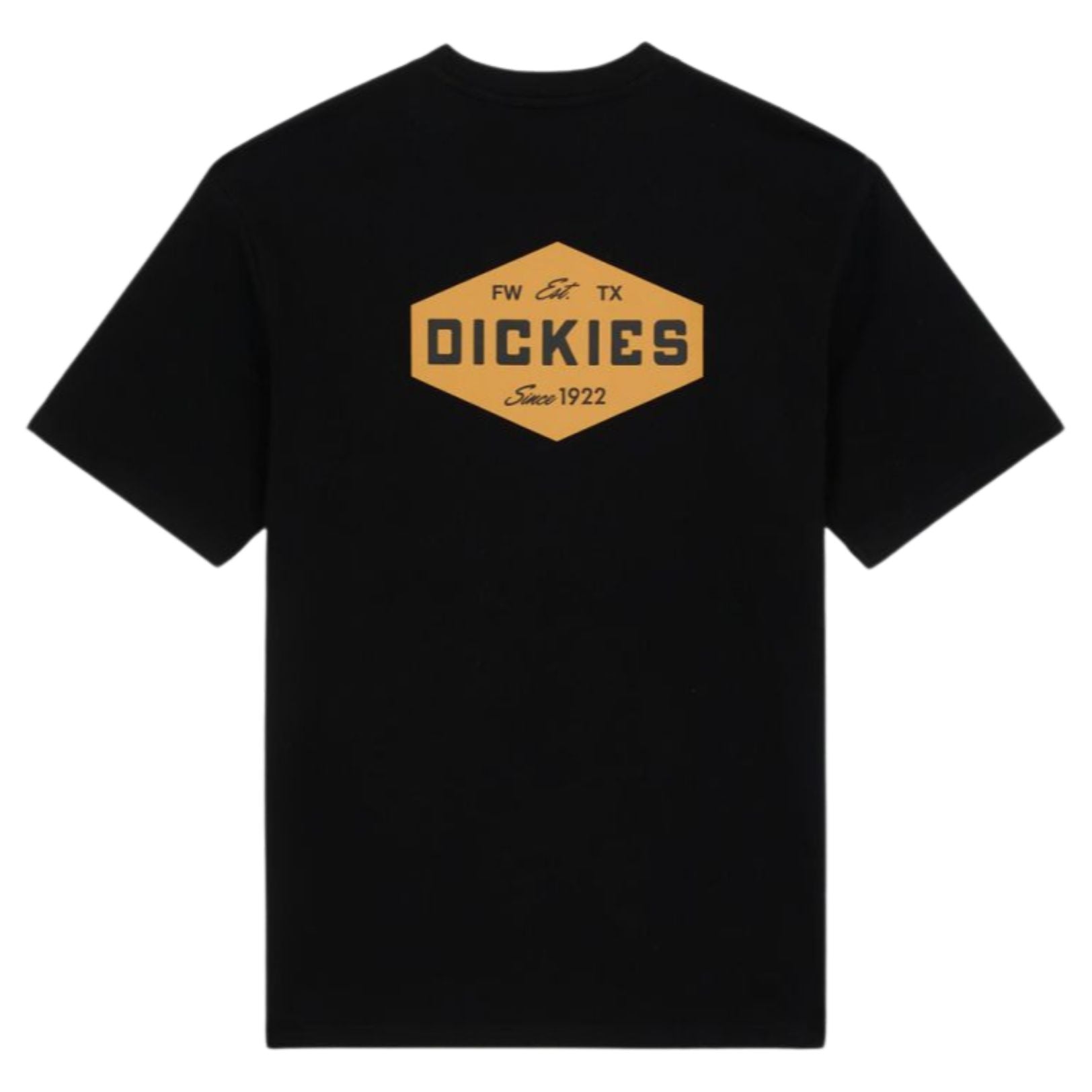 Dickies Emblem Short Sleeve T-Shirt Black. Foto da parte de trás.