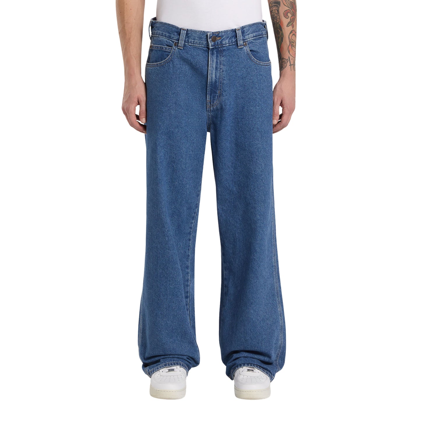 Dickies Men's 958 Baggy Straight Work Jeans in Classic Blue