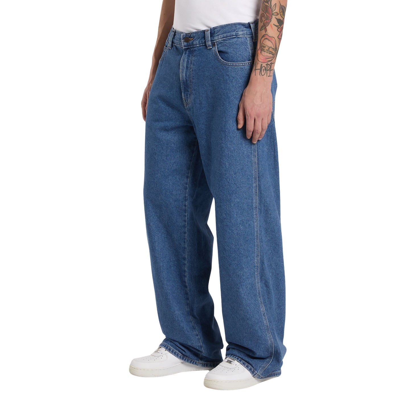 Dickies Men's 958 Baggy Straight Work Jeans in Classic Blue