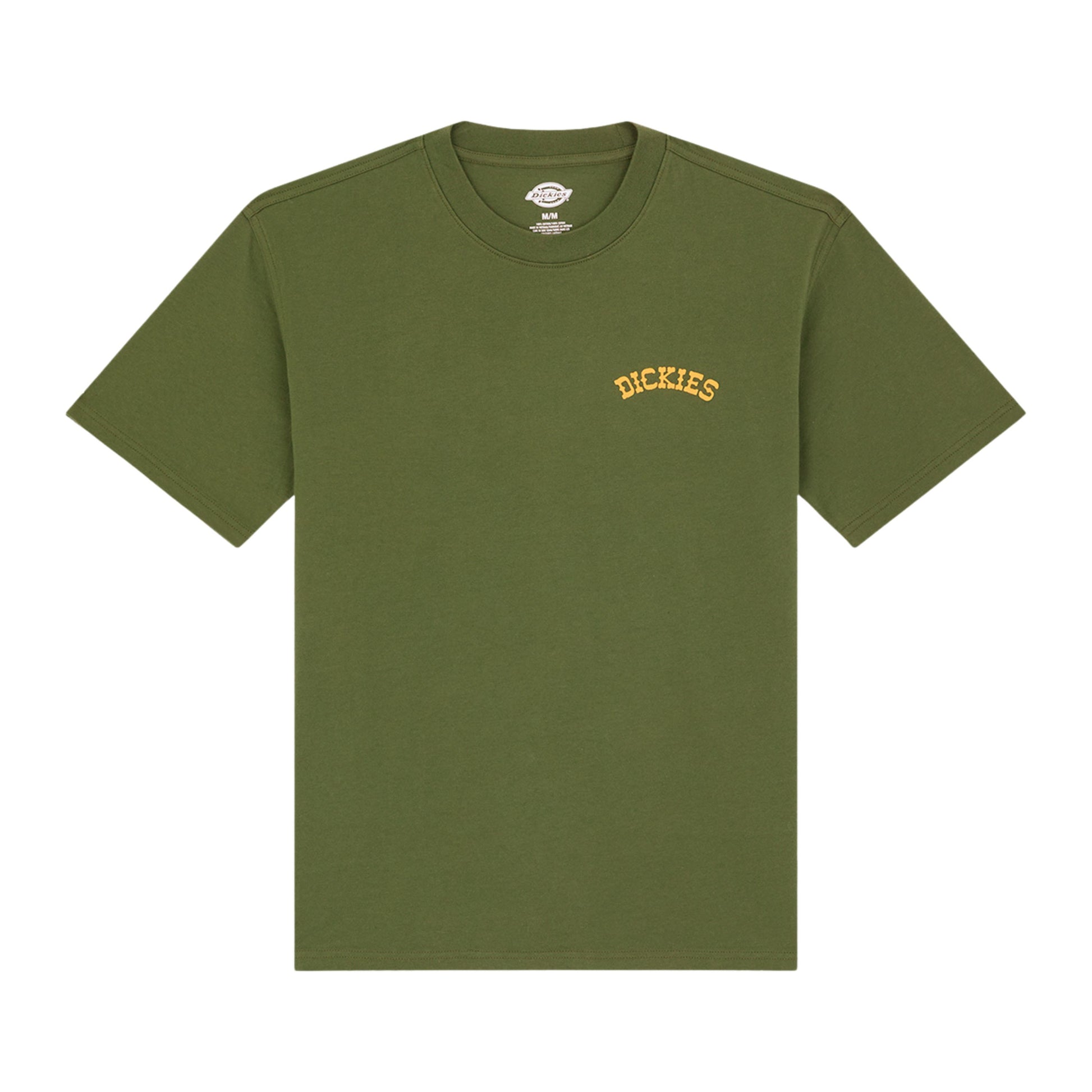 T-Shirt de manga curta para homem Dickies Bettsville em Cypress. Foto da parte da frente.