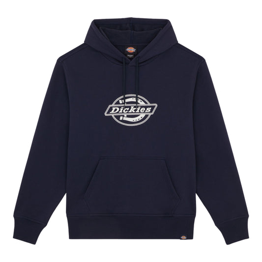 Sweat com carapuço para homem Dickies Forth Shaw em Night Sky. Foto da parte da frente.